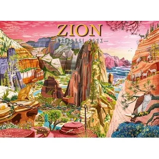 Ravensburger Puzzle 12001888 - Zion Nationalpark - 500 Teile Puzzle, für Naturliebhaber und Puzzle-Freunde ab 12 Jahren