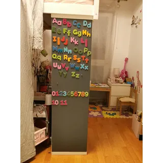 Magnetfolie | Haftgrund für Magnete | Magnettafel | Ferrofolie selbstklebend | beschreibbar, abwischbar, magnetisch | (grau, 120x100cm)