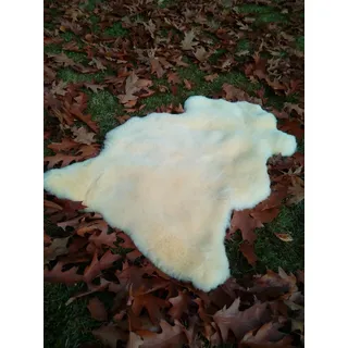 Provellus Echt medizinisches Merino Lammfell Schaffell geschoren und ungeschoren S-XXXL (1. Wahl 3-4 cm geschoren, 120cm - 130cm)