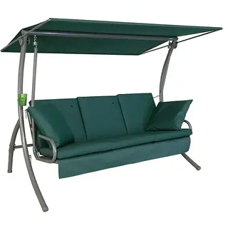 Hollywoodschaukel Loft Sun  (B x T x H: 210 x 145 x 160 cm, Grün, Liegefunktion)