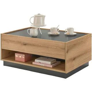 furn.design Center Beige Eiche 90 x 38 cm