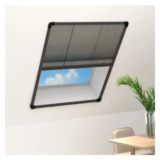 Insektenschutzrollo für Dachfenster,transparent, Verdunklung und Plissee, Aluminium, DOTMALL