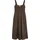 Maxikleid A-Linien-Kleid Braun 44