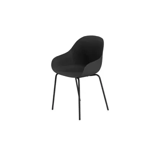 Connubia Schalenstuhl  Academy , schwarz , Maße (cm): B: 53 H: 83 T: 50.0