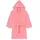 Unisex Kinder Frottee-Bademantel Morgenmantel Koralle 146/152