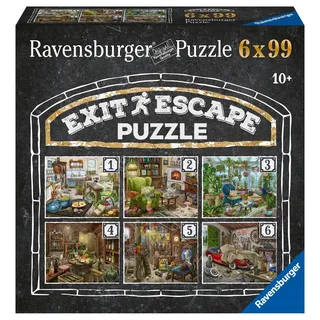 Ravensburger EXIT Puzzle Das geisterhafte Gutshaus - 6x99 Teile Puzzle