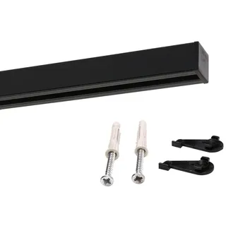 deco-raum Gardinenschiene 1-läufig Ø 0 mm 110 cm Schwarz