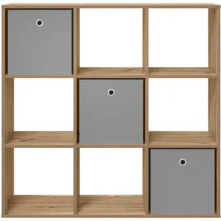 vidaXL Sideboard 102 x 99,5 x 31 cm Beige / Braun