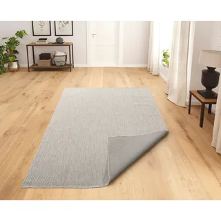 Teppich MY HOME "Rhodos" Teppiche Gr. B/L: 239 cm x 320 cm, 3 mm, 1 St., grau Esszimmerteppiche In-und Outdoor geeignet, Sisal-Optik, Wetterfest & UV-beständig
