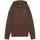 Fleece Hoodie Damen 65 espresso brown M
