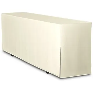 TexDeko Biertischhusse (Mini 110cm) Premium für Bierzeltgarnitur Blickdicht waschbar nur Tisch 110 x 70cm Creme