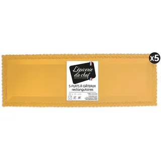 Epicerie du Chef 9455 5 Teller, Spitze, rechteckig, goldfarben