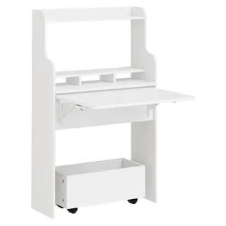 SoBuy Schreibtisch FWT105-II-W Weiß