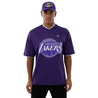 New Era T-Shirt T-Shirt New Era NBA LA Lakers Mesh lila XL