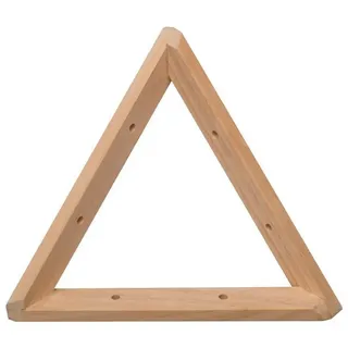 Astigarraga Wandregalhalter Triangel Winkel 20 x 20 x 20 cm Beige/Braun