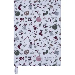 Krasilnikoff – Weihnachts Geschirrtuch KW13550 – Christmas Allover