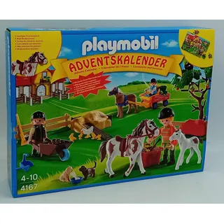 Playmobil 4167  Reiterhof Ponyhof Pony Pferde reiten Bauernhof Stall  Neu