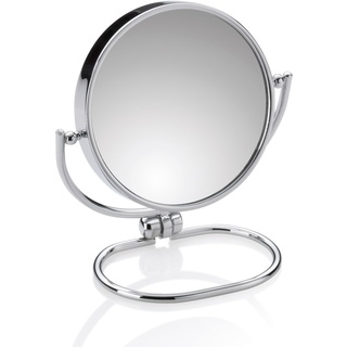 KELA Standspiegel Kosmetikspiegel FRANCA verchromt 8 cm 10-fache Vergrößerung
