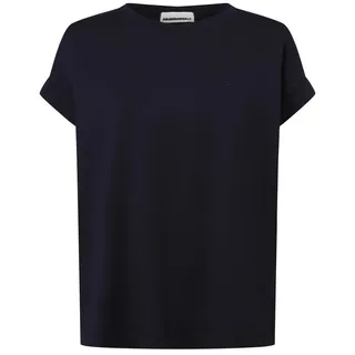 Armedangels - Women's Idaa Logo - T-Shirt mit geripptem Rundhalsausschnitt Modell Idaara Marine, L