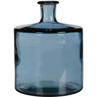 Mica decorations Guan Glasflasche Blau 26 cm