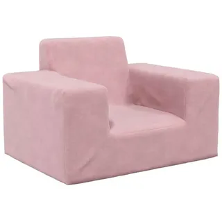 vidaXL Kindersofa Rosa Weich Plüsch  - rosa