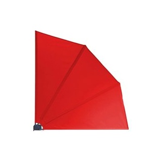 Grasekamp Balkonfächer rot Polyester-Mischgewebe B/L: ca. 120x120 cm - rot