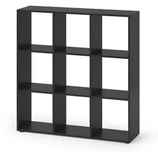 Vicco Raumteiler Nove, Schwarz, - Würfelregal Raumtrenner Standregal