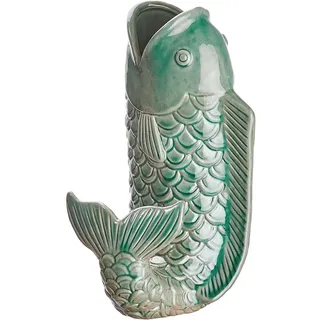 BUTLERS Vase 15x26cm Steingut -KOI- Große Blumenvase für Gestecke - Keramik-Vase für Esstisch & Sideboard - Dekoration Wohnzimmer & Flur