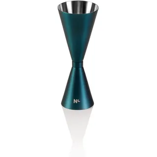 Slim Jigger NOCTURN, 3/6 cl, Ø 5 cm, Höhe 13 cm, blau matt, Chromnickelstahl 18/8