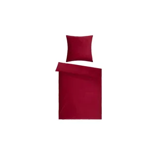 como Samt Bettwäsche  Velvet , rot , Maße (cm): B: 135