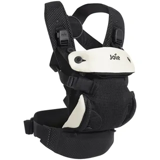 Joie 3in1 Babytrage, Savvy lite air für Neugeborene ab 3,5 kg), bis 14 kg mit 3 Tragepositionen | Meshgewebe, - Jet