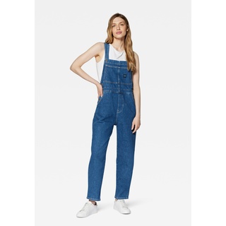 WILLOW | All Blue Loose Hanf Jeans Latzhose, Blau, M