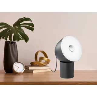 Kleine Led Tischleuchte Lee Schwarz / Weiß, Höhe 25cm