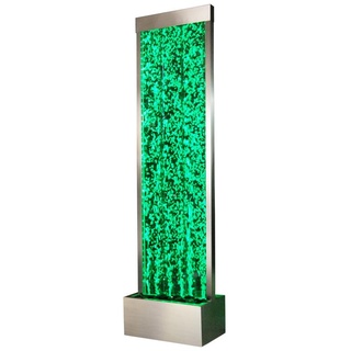 Sprudelnde Wasserwand mit bunter LED-Beleuchtung - H. 150 cm - BLENNIE