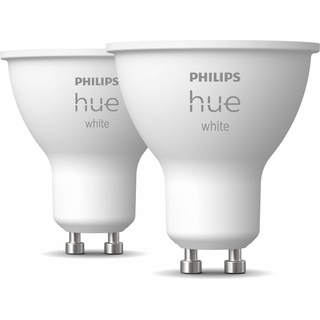 Philips Hue, Leuchtmittel, White BT (GU10, 5.20 W, 400 lm, 2 x, F)