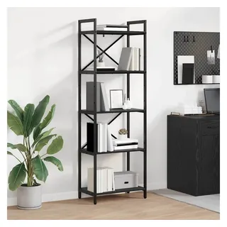 vidaXL Bücherregal 56 x 34 x 171 cm Schwarz