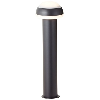 Brilliant Sockelleuchte Ilton, LED fest integriert, Warmweiß, 50 cm Höhe, Ø 15 cm, 1100 lm, warmweiß, Edelstahl/Kunststoff, schwarz schwarz