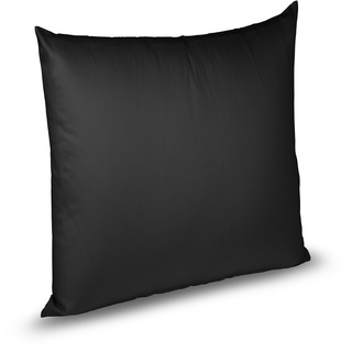 fleuresse Kissenbezug Satin 80 x cm Schwarz