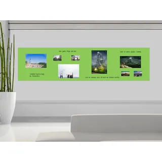 Magnetfolie | Haftgrund für Magnete | Magnettafel | Ferrofolie selbstklebend | beschreibbar, abwischbar, magnetisch | (hellgrün, 150x100cm)