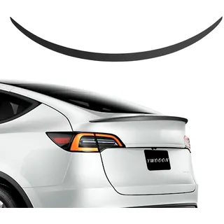 Ywooon Heckspoiler Spoilerflügel Heckklappe Heckdeckel für Tesla Model Y 2020–2024 ABS Performance Spoiler Zubehör (Matte Kohlefaser)
