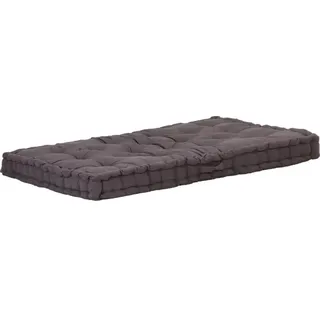 vidaXL Palettenkissen 120 x 80 x 10 cm anthrazit 1 St.