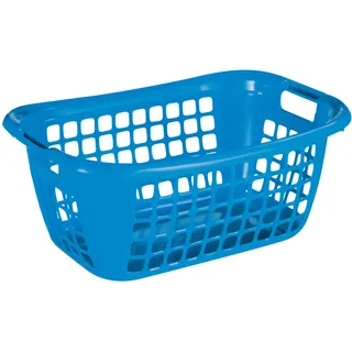 Wäschekorb Basic 48l Blau 55 X 38 X 23 Cm Boxen, Körbchen & Kisten - Sunware