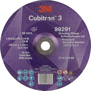 3M 98647 - Schneidscheibe - Metall - Ceramic fibre - 12250 RPM - Rund - 2,22 cm (7100303982)
