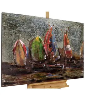 Kunstloft Metallbild, Mehrfarbig, Metall, 4.6x70 cm, Bilder und Zubehör, Wandbilder, Metallbilder