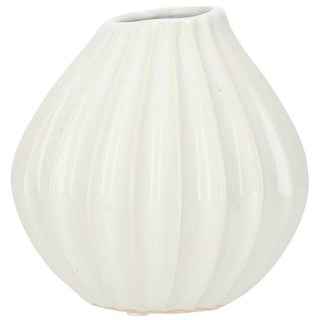 Broste Copenhagen Wanddekoobjekt Broste Copenhagen Vase Wide S 15cm Ivory