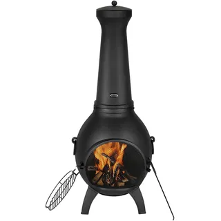 Vevor Terrassenofen Ø 43 cm Schwarz