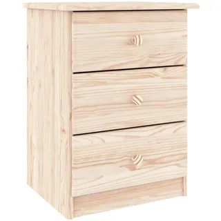 vidaXL Nachtschrank Alta 41 x 35 x 55,5 cm Beige
