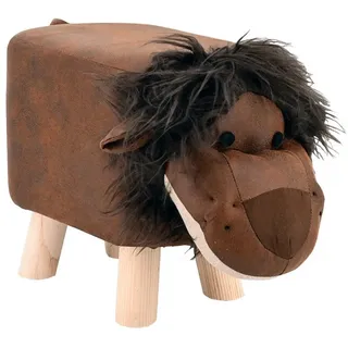 Home Accents Sitzhocker Tierhocker Stoff 0 x 0 x 0 cm Braun