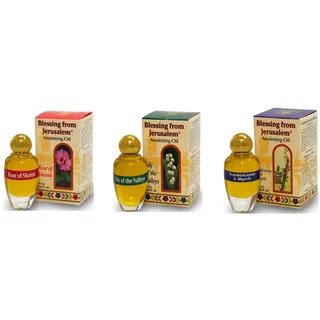 Anointing Ölpaket aus Israel (Rose of Sharon, Maiglöckchen und Frank...