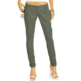be styled Chinohose BE STYLED Chinos - Tapered Stoffhose, Hüfthose mit Stretch - Damen - h20a 36